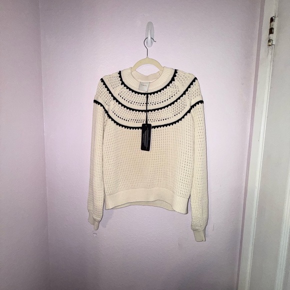 Varley - Padbury Pointelle Knit Sweater - Picture 3 of 6